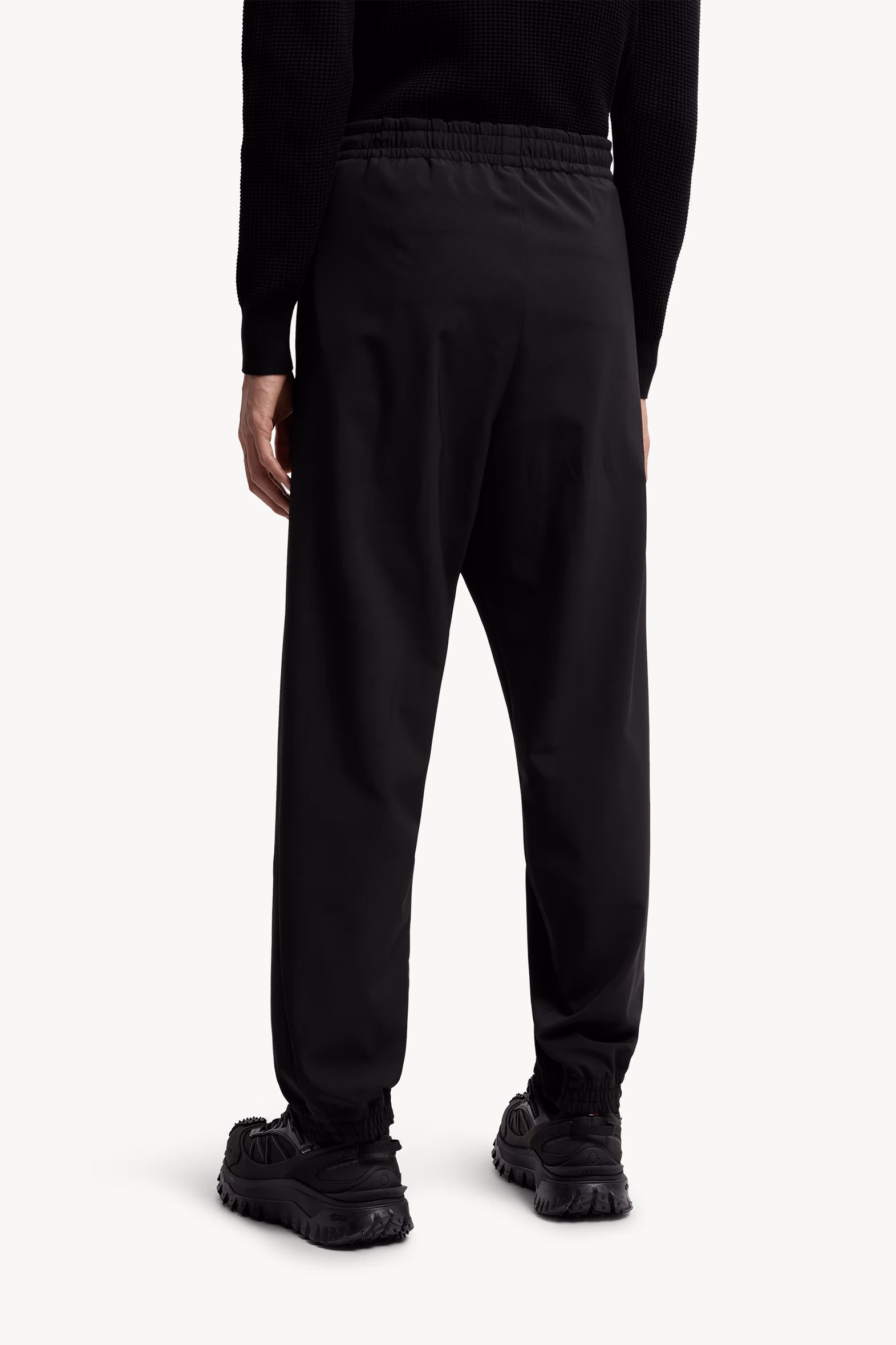 Logo Jogging Pants Men Black Moncler 5